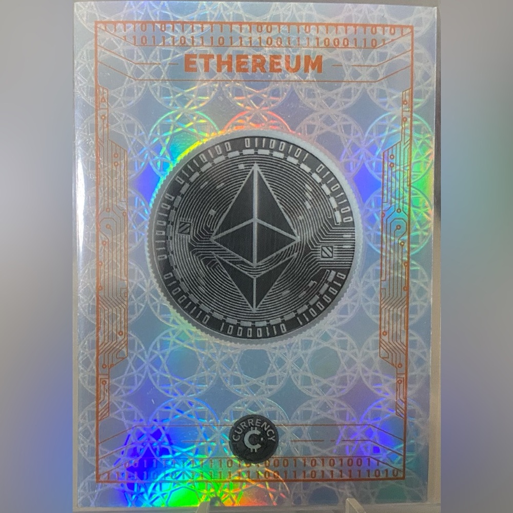Ethereum Holographic Card - Picture 2 of 5
